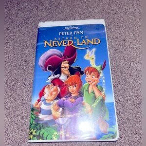 ~6/$10 MOVIES VHS/DVDS~ Disney’s Peter Pan In Return To Never Land VHS 2002